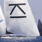 Galateia, Magic Carpet Cubed și Deep Blue la Maxi Yacht Rolex Cup în 2023. Foto: IMA / Studio Borlenghi