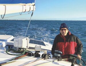 Jimmy Cornell la bordul Aventura Zero