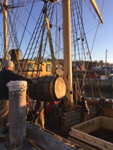 Învechirea romului pe mare