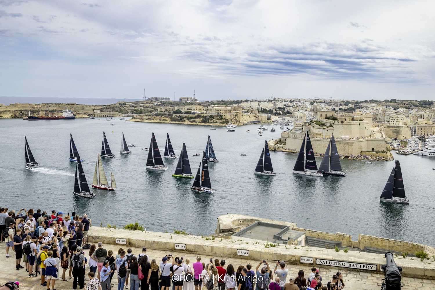 Startul celei de-a 46-a ediții a Rolex Middle Sea Race